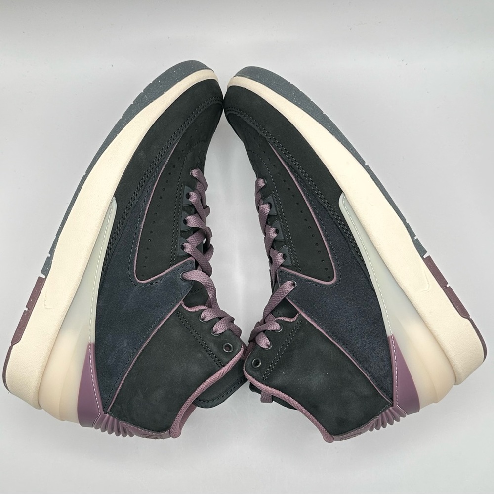 Women’s Nike Air Jordan 2 Retro Off Noir Sky K Mauve DX4400 005 Size 8 - Picture 11 of 14